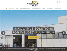 Tablet Screenshot of esametal.com